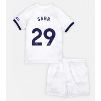 Tottenham Hotspur Pape Matar Sarr #29 Replika babykläder Hemmaställ Barn 2023-24 Kortärmad (+ korta byxor)